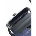 DIOR Mini Saddle Messenger Bag with Flap - Beige and Black