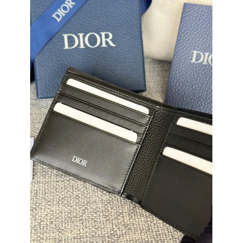 DIOR Grained Calfskin Marquetry & Black Oblique Jacquard - Black