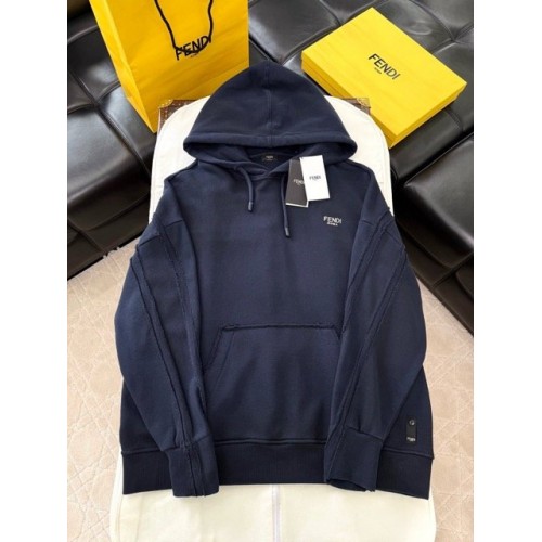 FENDI 2025SS Metal Letters Web Hoodie