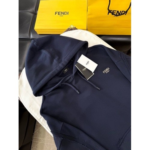 FENDI 2025SS Metal Letters Web Hoodie FENDI 2025SS Metal Letters Web Hoodie