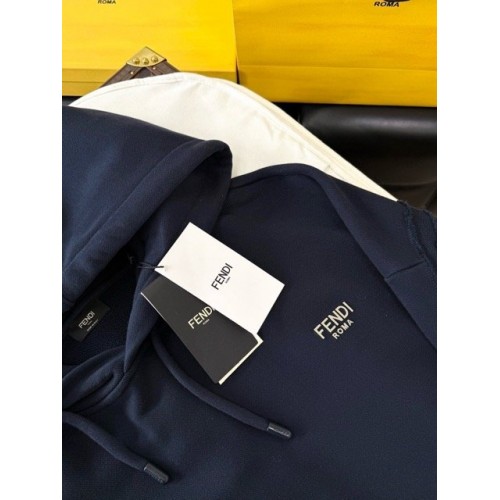 FENDI 2025SS Metal Letters Web Hoodie FENDI 2025SS Metal Letters Web Hoodie
