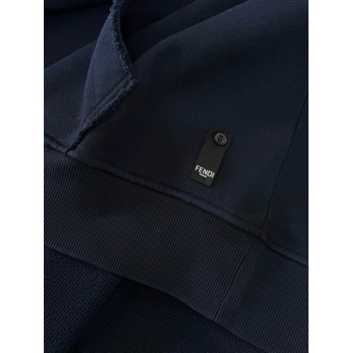 FENDI 2025SS Metal Letters Web Hoodie FENDI 2025SS Metal Letters Web Hoodie