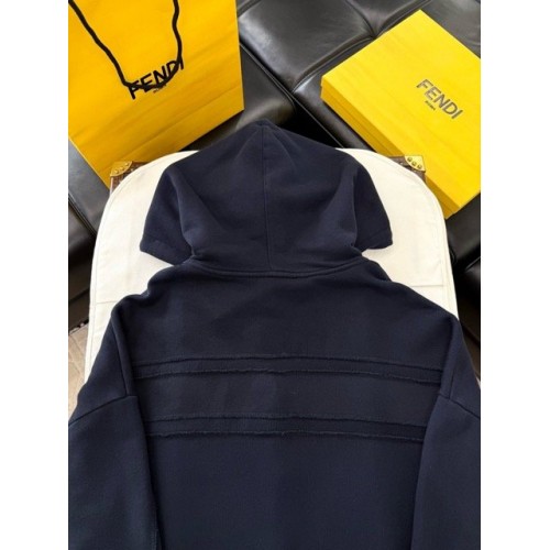 FENDI 2025SS Metal Letters Web Hoodie FENDI 2025SS Metal Letters Web Hoodie