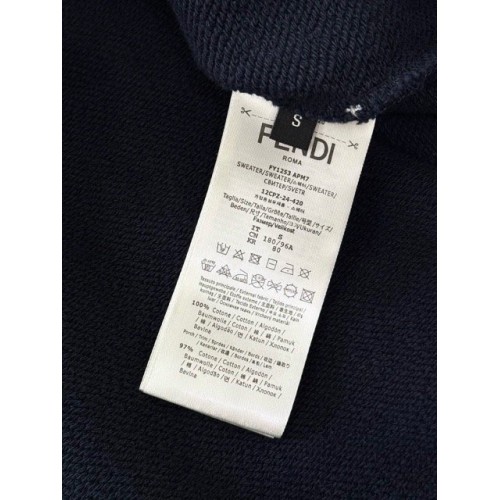 FENDI 2025SS Metal Letters Web Hoodie FENDI 2025SS Metal Letters Web Hoodie