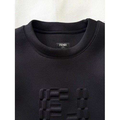 FENDI 2025SS Sweatshirt FF Letter Embossed Logo Sweatshirt FENDI 2025SS Sweatshirt FF Letter Embossed Logo Sweatshirt