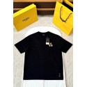 FENDI Cotton Fendilicious T-Shirt - Black FENDI Cotton Fendilicious T-Shirt - Black