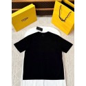 FENDI Cotton Fendilicious T-Shirt - Black FENDI Cotton Fendilicious T-Shirt - Black