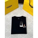 FENDI Cotton Fendilicious T-Shirt - Black FENDI Cotton Fendilicious T-Shirt - Black