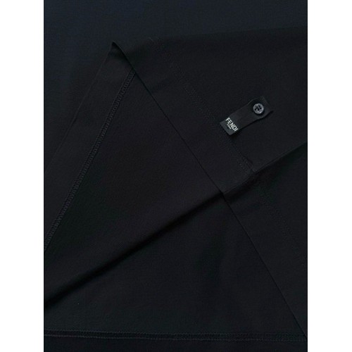FENDI Cotton Fendilicious T-Shirt - Black FENDI Cotton Fendilicious T-Shirt - Black