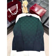 GUCCI 2024FW Floral Gradient Wool Cardigan