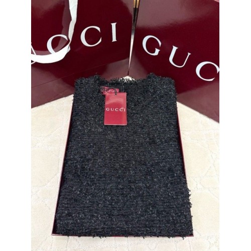 GUCCI 2024FW Multi-Specialty Yarn Woven Synthetic Dress GUCCI 2024FW Multi-Specialty Yarn Woven Synthetic Dress