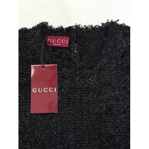 GUCCI 2024FW Multi-Specialty Yarn Woven Synthetic Dress GUCCI 2024FW Multi-Specialty Yarn Woven Synthetic Dress
