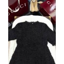 GUCCI 2024FW Multi-Specialty Yarn Woven Synthetic Dress GUCCI 2024FW Multi-Specialty Yarn Woven Synthetic Dress