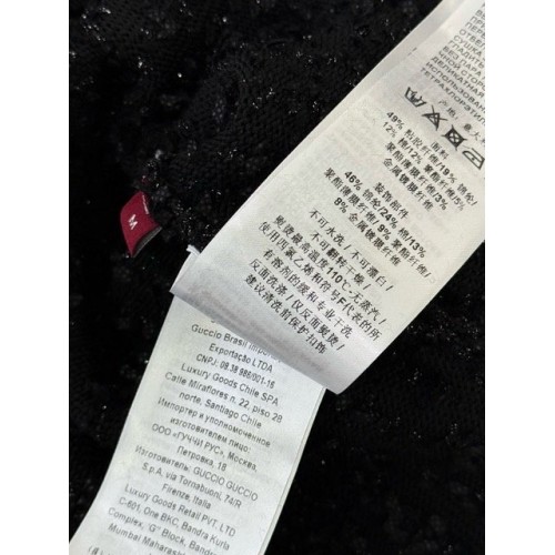 GUCCI 2024FW Various Special Yarns Woven Synthetic Jacket GUCCI 2024FW Various Special Yarns Woven Synthetic Jacket