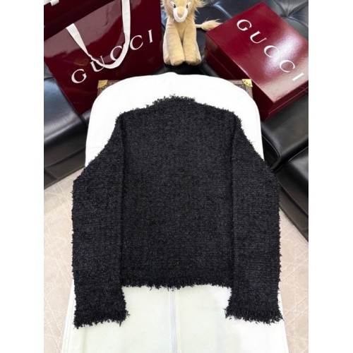GUCCI 2024FW Various Special Yarns Woven Synthetic Jacket
