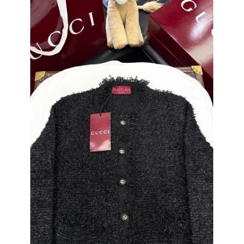 GUCCI 2024FW Various Special Yarns Woven Synthetic Jacket GUCCI 2024FW Various Special Yarns Woven Synthetic Jacket