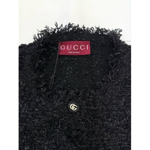 GUCCI 2024FW Various Special Yarns Woven Synthetic Jacket GUCCI 2024FW Various Special Yarns Woven Synthetic Jacket
