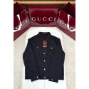 GUCCI 2025SS New Dark Jacquard Denim Jacket GUCCI 2025SS New Dark Jacquard Denim Jacket