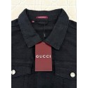 GUCCI 2025SS New Dark Jacquard Denim Jacket GUCCI 2025SS New Dark Jacquard Denim Jacket