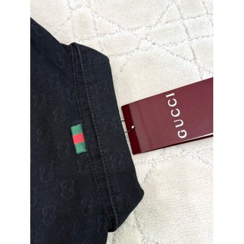 GUCCI 2025SS New Dark Jacquard Denim Jacket GUCCI 2025SS New Dark Jacquard Denim Jacket