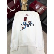 GUCCI 2025SS Snake Year Limited Edition Printed Round Neck Sweatshirt