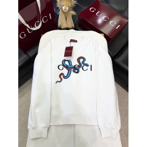 GUCCI 2025SS Snake Year Limited Edition Printed Round Neck Sweatshirt