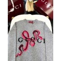 GUCCI 2025SS Snake Year Limited Wool Knit Sweater - Gray GUCCI 2025SS Snake Year Limited Wool Knit Sweater - Gray