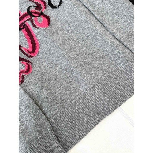 GUCCI 2025SS Snake Year Limited Wool Knit Sweater - Gray GUCCI 2025SS Snake Year Limited Wool Knit Sweater - Gray