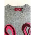GUCCI 2025SS Snake Year Limited Wool Knit Sweater - Gray GUCCI 2025SS Snake Year Limited Wool Knit Sweater - Gray