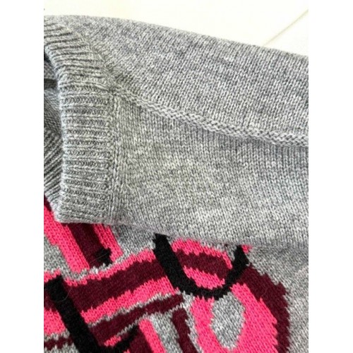 GUCCI 2025SS Snake Year Limited Wool Knit Sweater - Gray GUCCI 2025SS Snake Year Limited Wool Knit Sweater - Gray
