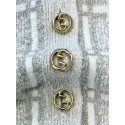 GUCCI 2025SS Wool Braided Gold Silk Blended Long Sleeve GUCCI 2025SS Wool Braided Gold Silk Blended Long Sleeve