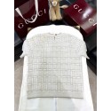 GUCCI 2025SS Wool Braided Gold Silk Blended Short Sleeve GUCCI 2025SS Wool Braided Gold Silk Blended Short Sleeve
