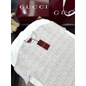 GUCCI 2025SS Wool Braided Gold Silk Blended Short Sleeve GUCCI 2025SS Wool Braided Gold Silk Blended Short Sleeve