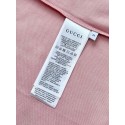 GUCCI 25SS Rose Embroidery Round Neck Short - Pink GUCCI 25SS Rose Embroidery Round Neck Short - Pink