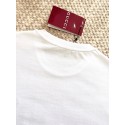 GUCCI 25SS Rose Embroidery Round Neck Short - White