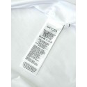 GUCCI 25SS Rose Embroidery Round Neck Short - White