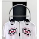 GUCCI Checkered G Printed Short Sleeve - White