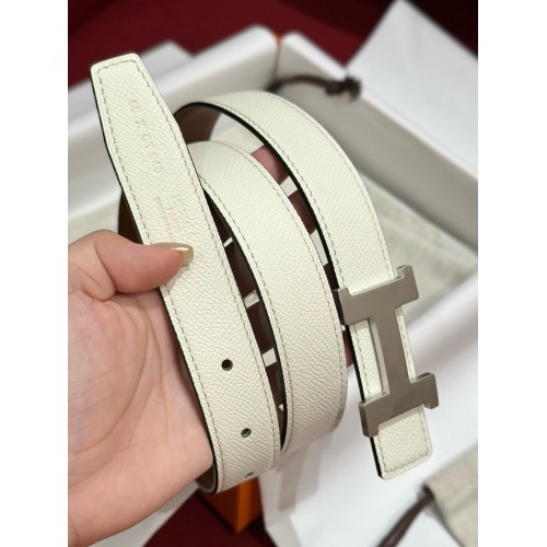 HERMES Belt - White