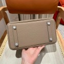 HERMES Birkin 25 - Gris Tourterlle with Silver Hardware HERMES Birkin 25 - Gris Tourterlle with Silver Hardware