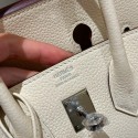 HERMES Birkin 25 - Nata with Silver Hardware HERMES Birkin 25 - Nata with Silver Hardware
