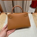 HERMES Kelly Mini - Brown HERMES Kelly Mini - Brown