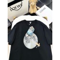 LOEWE 2024FW Moon Rabbit Embroidery Print Round Neck Short Sleeve LOEWE 2024FW Moon Rabbit Embroidery Print Round Neck Short Sleeve
