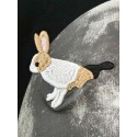 LOEWE 2024FW Moon Rabbit Embroidery Print Round Neck Short Sleeve LOEWE 2024FW Moon Rabbit Embroidery Print Round Neck Short Sleeve