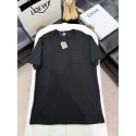 LOEWE 2024FW Pocket Classic Embroidery Crew Neck Short Sleeve - Black LOEWE 2024FW Pocket Classic Embroidery Crew Neck Short Sleeve - Black