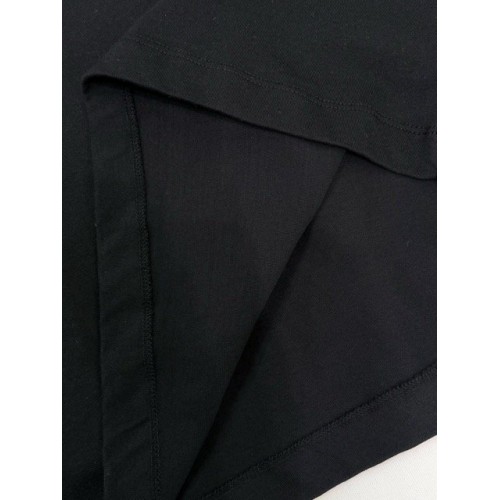 LOEWE 2024FW Pocket Classic Embroidery Crew Neck Short Sleeve - Black LOEWE 2024FW Pocket Classic Embroidery Crew Neck Short Sleeve - Black