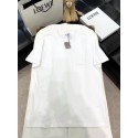 LOEWE 2024FW Pocket Classic Embroidery Crew Neck Short Sleeve - White LOEWE 2024FW Pocket Classic Embroidery Crew Neck Short Sleeve - White