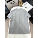 LOEWE 2024FW Rabbit Embroidery Round Neck Short Sleeve - Gray LOEWE 2024FW Rabbit Embroidery Round Neck Short Sleeve - Gray