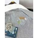 LOEWE 2024FW Rabbit Embroidery Round Neck Short Sleeve - Gray LOEWE 2024FW Rabbit Embroidery Round Neck Short Sleeve - Gray