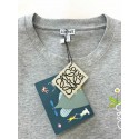 LOEWE 2024FW Rabbit Embroidery Round Neck Short Sleeve - Gray LOEWE 2024FW Rabbit Embroidery Round Neck Short Sleeve - Gray