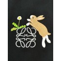 LOEWE 2024FW Rabbit Embroidery Round Neck Short Sleeve LOEWE 2024FW Rabbit Embroidery Round Neck Short Sleeve